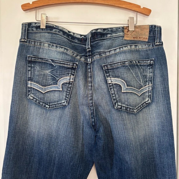 Big Star Classic Blue Denim Jeans size 38 - Picture 3 of 10